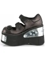 Kera Womens Platform Mary Jane with Metal Plates