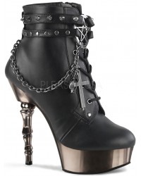 Charmed Spine Heeled Muerto Ankle Boots