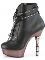 Charmed Spine Heeled Muerto Ankle Boots