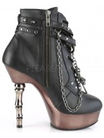 Charmed Spine Heeled Muerto Ankle Boots