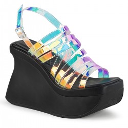 Pace Mirror Multi-Strap Platform Sandal