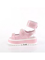 Slacker Pink Platform Ankle Strap Sandals