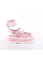 Slacker Pink Platform Ankle Strap Sandals