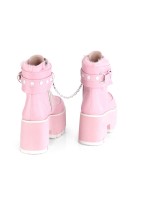 Ashes Pink Hobble Boots with Removable Ankle Cuffs