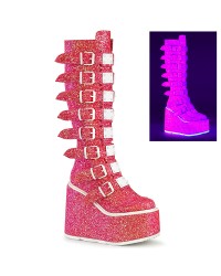 Swing Pink Glitter Women's Platform Boot