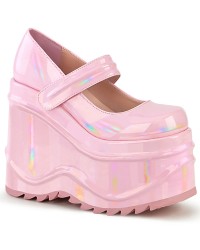 Wave Pink Hologram Platform Mary Jane