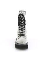 Emily Rhinestone Platform Mid-Calf Boots