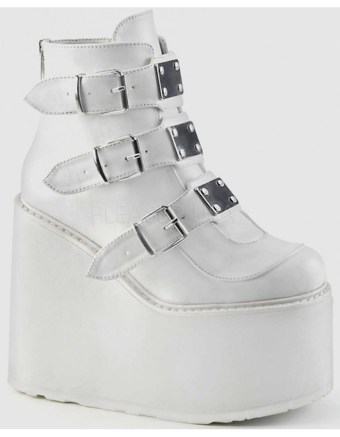 white platform shoes