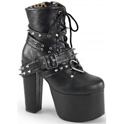 Torment High Platform Studded Ankle Boots