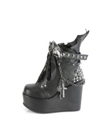 Poison Vampire Hunter Gothic Ankle Boots