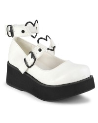 Sprite Heart Ring White Platform Mary Jane