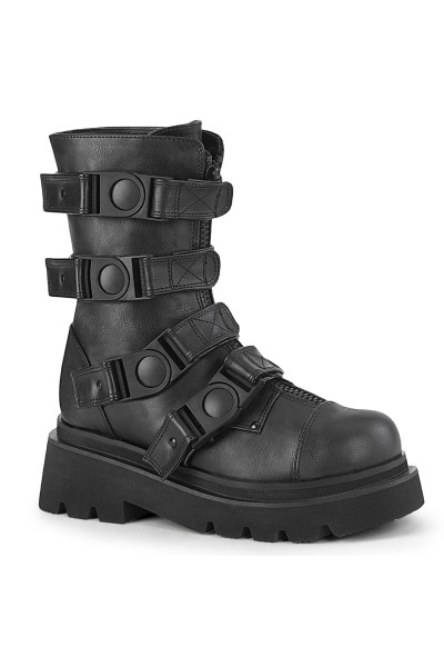 Renegade Womens Black Combat Boots