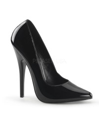 Classic Black 6 Inch High Heel Pump