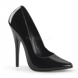 Classic Black 6 Inch High Heel Pump