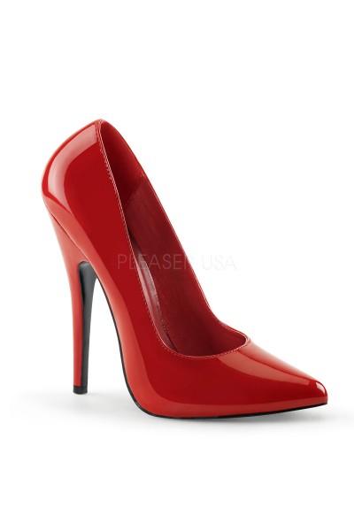 Classic Red 6 Inch High Heel Pump