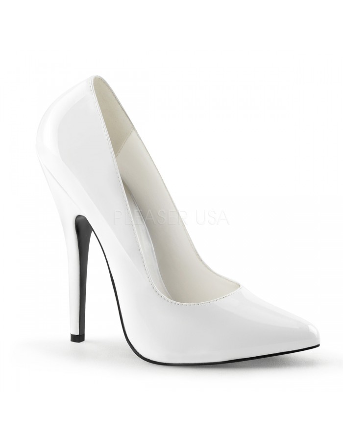 white heeled shoes size 6