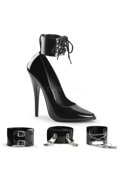 Ankle Cuff Domina 6 Inch High Heel Pump