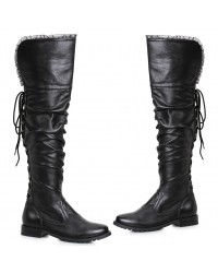 Tyra Low Heel Over the Knee Pirate Boots for Women