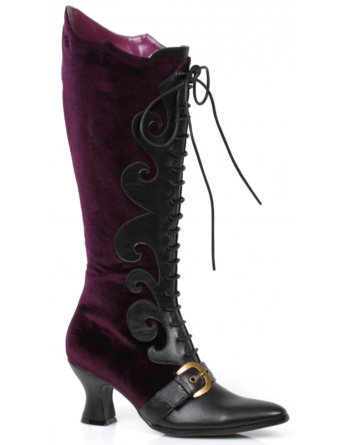 witchy lace up boots
