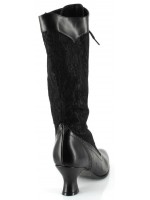 Rebecca Victorian Black Lace Boot