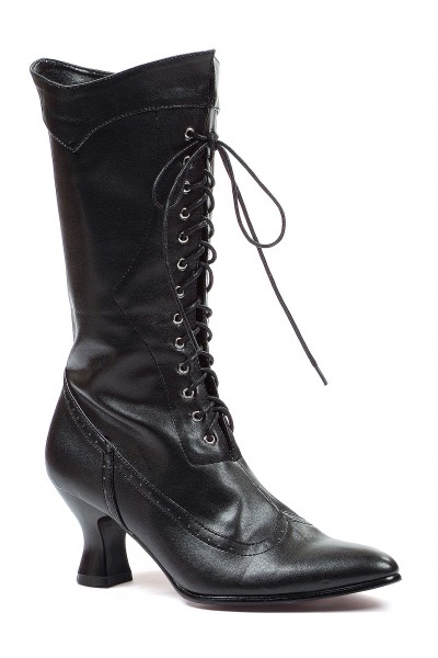 Victorian Black Granny Boots for Women