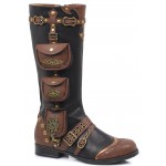 Silas Multi Pocket Steampunk Womens Boots