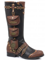 Silas Multi Pocket Steampunk Womens Boots