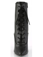 Seduce 1020 5 Inch Heel Black Ankle Boots