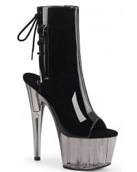 Smoke Platform Adore Black Patent Ankle Boots