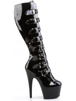 Buckled Adore Knee High Platform Boots