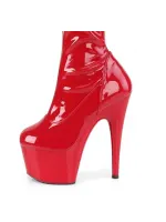Adore Red Thigh High Platform Boots