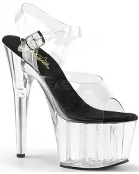 Clear Platform Clear Strap Platform Sandal