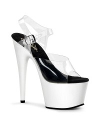 Neon White Platform Adore High Heel Sandals