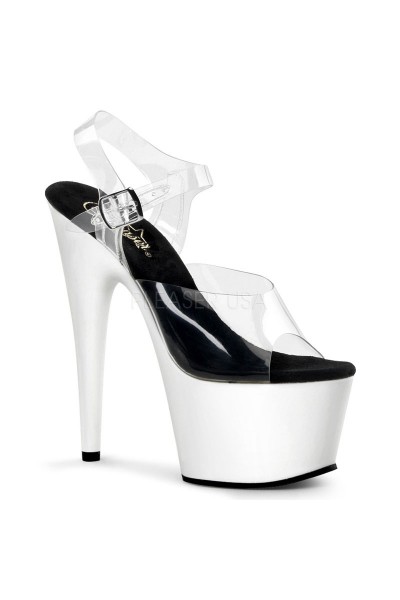 Neon White Platform Adore High Heel Sandals