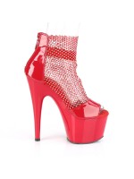 Adore Red Heels Mesh Platform Bootsie