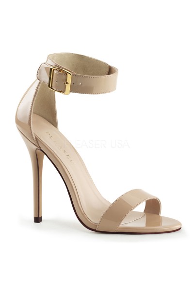 Amuse Cream Ankle Strap Sandal