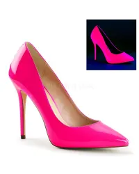 Amuse Neon Fuchsia 5 Inch High Heel Pump