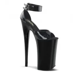 Black Ankle Strap 10 Inch Beyond Sandal