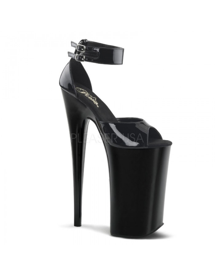 Black Ankle Strap 10 Inch Beyond Sandal