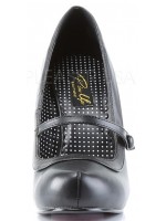 Cutie Pie Black Mary Jane Pin Up Pumps