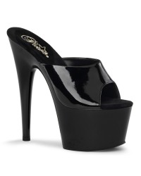 Adore Black Platform High Heel Mule