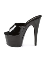 Adore Black Platform High Heel Mule