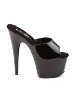 Adore Black Platform High Heel Mule