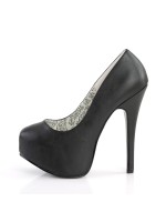 Teeze Black High Heel Platform Pump