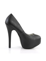 Teeze Black High Heel Platform Pump