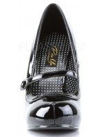 Cutie Pie Black Patent Mary Jane Pin Up Pumps