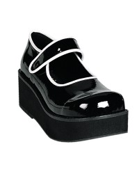 Sprite Contrast Trimmed Platform Mary Jane