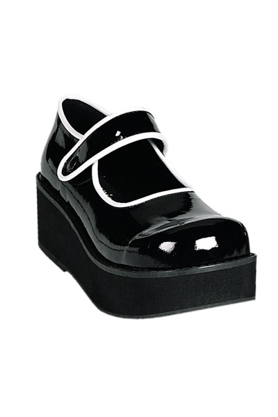 Sprite Contrast Trimmed Platform Mary Jane