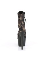 Adore Camo Mesh Platform Granny Ankle Boots