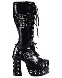 All Tied Up Charade Gothic Knee Boots